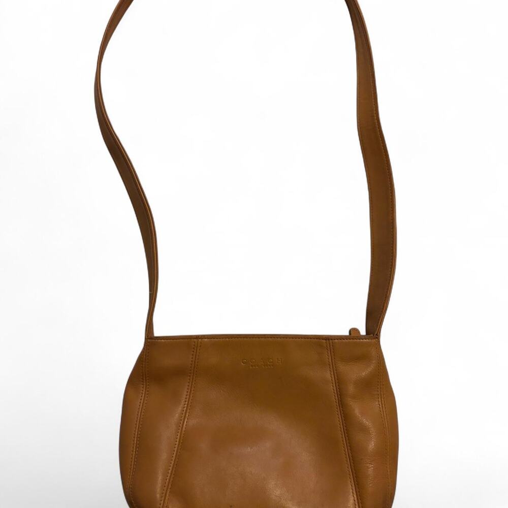 💘🌞 Vtg VGUC Coach Lexington Zip 4186 Camel Outlet Exclusive Crossbody Shoulder